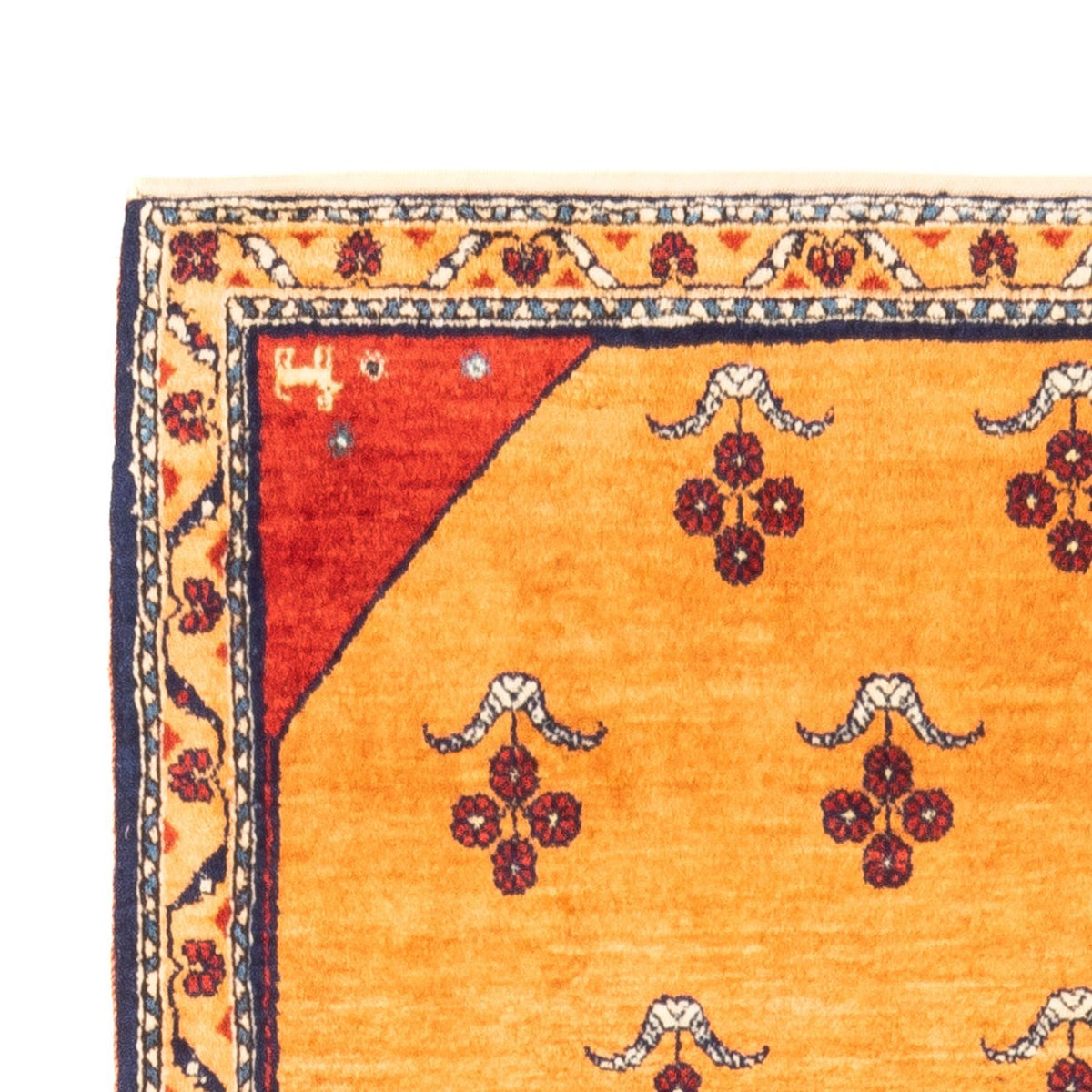 Gabbeh tapijt - Perzisch - 153 x 103 cm - goud