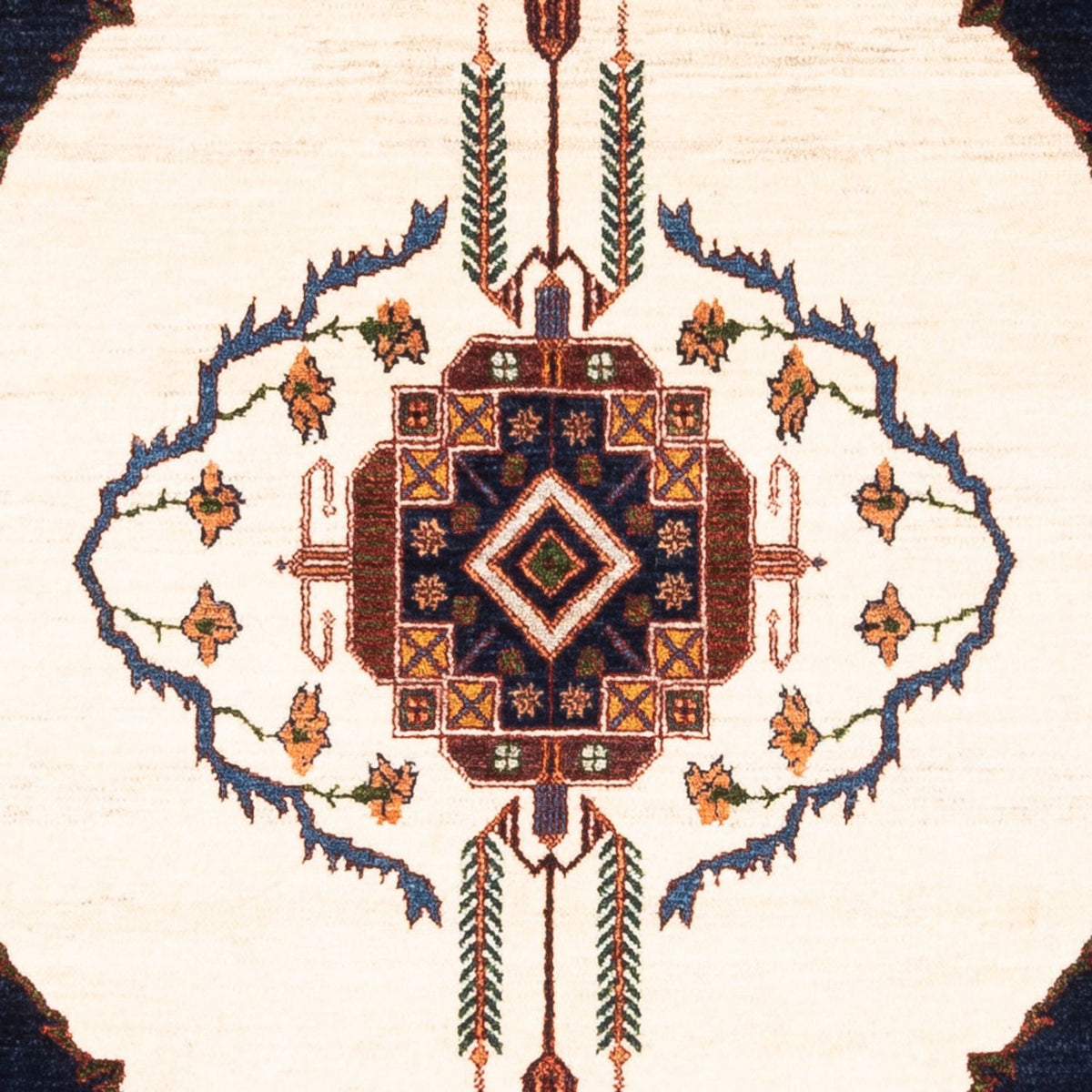 Gabbeh tapijt - Perzisch - 162 x 115 cm - crème