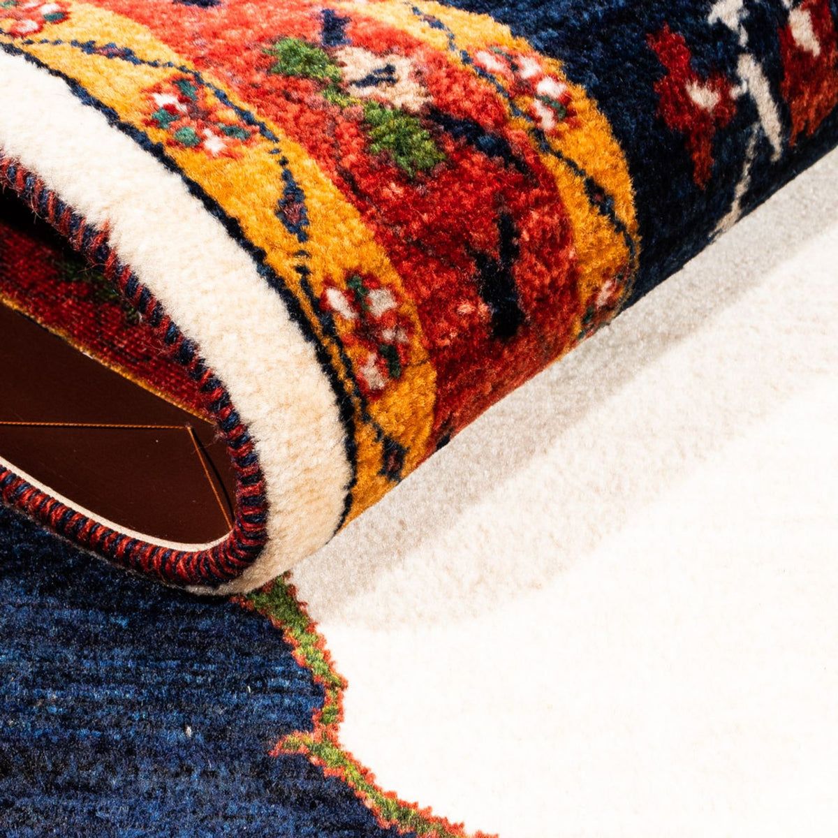 Gabbeh tapijt - Perzisch - 162 x 115 cm - crème