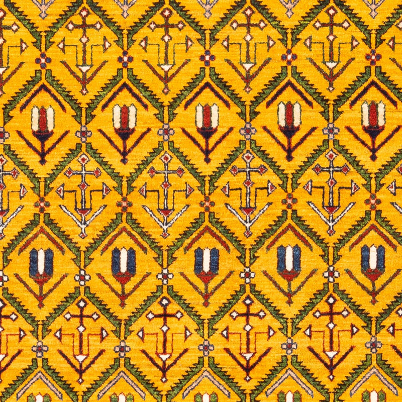 Gabbeh tapijt - Perzisch - 188 x 126 cm - goud