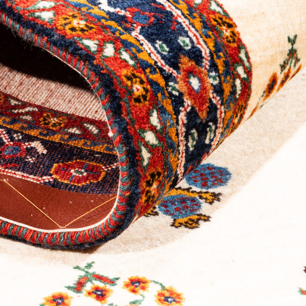 Gabbeh tapijt - Perzisch - 152 x 104 cm - crème