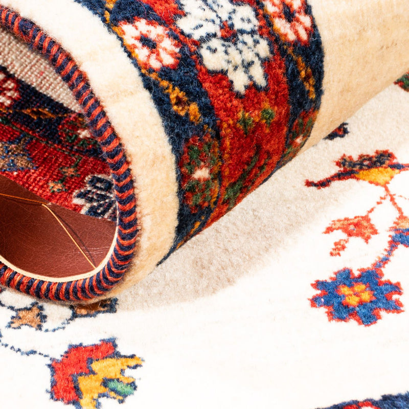 Gabbeh tapijt - Perzisch - 125 x 80 cm - crème