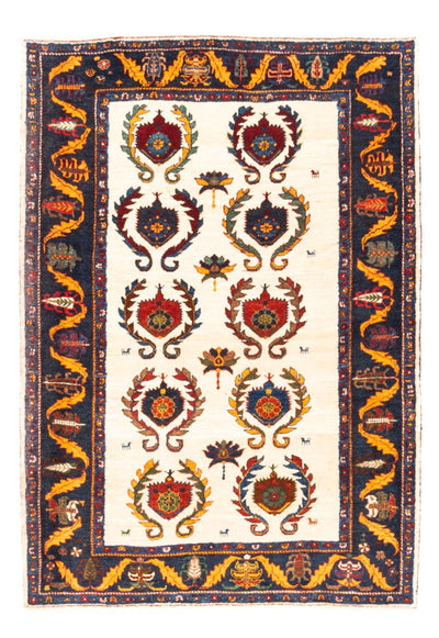 Perzische Gabbeh Tapijt 115x155cm - Perserteppich Wollteppich