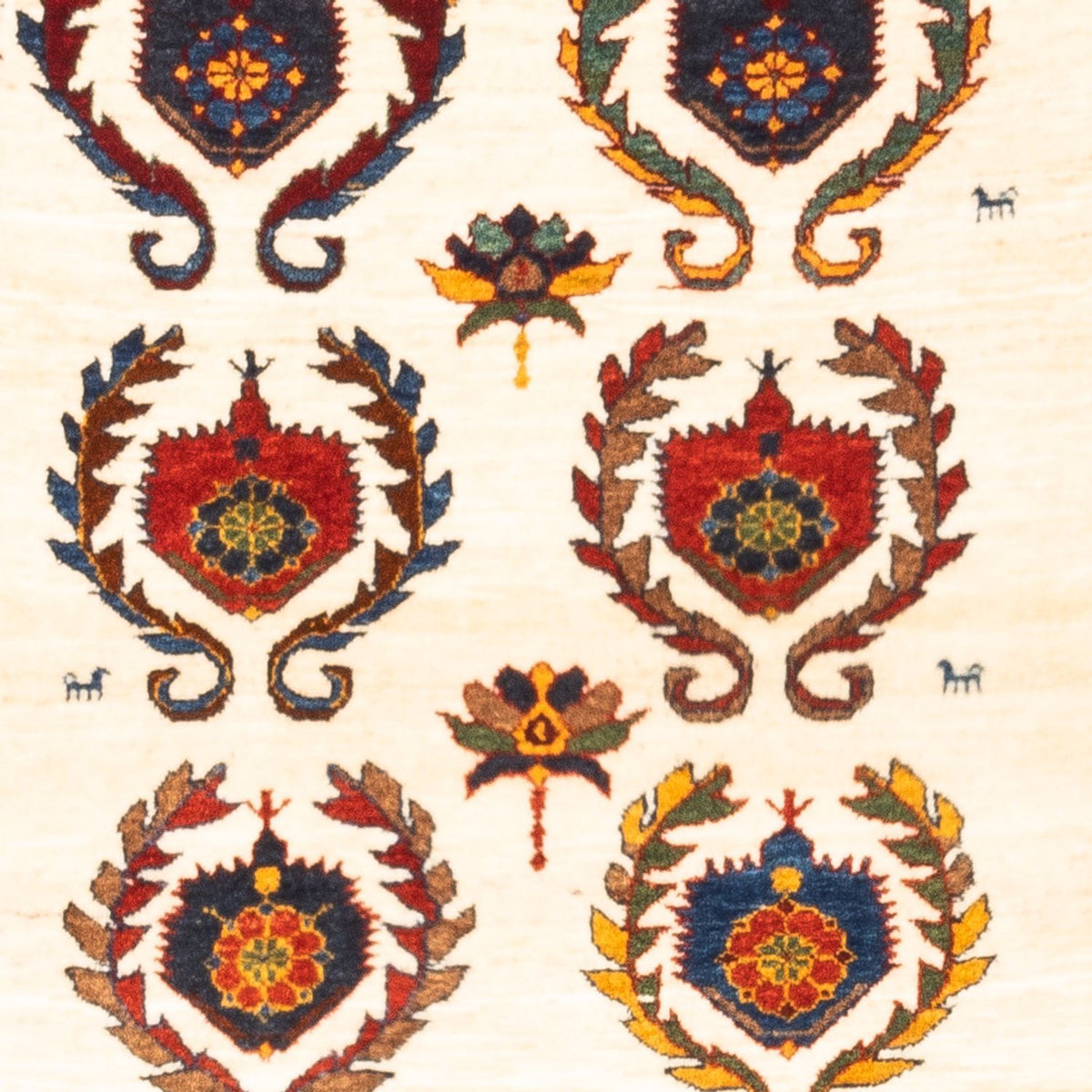 Gabbeh tapijt - Perzisch - 155 x 115 cm - crème