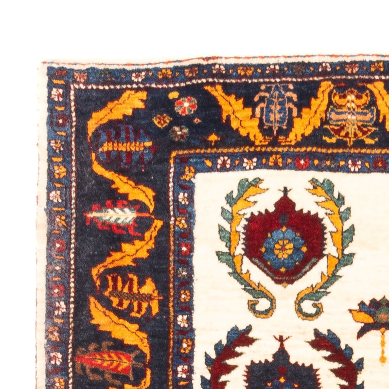 Gabbeh tapijt - Perzisch - 155 x 115 cm - crème