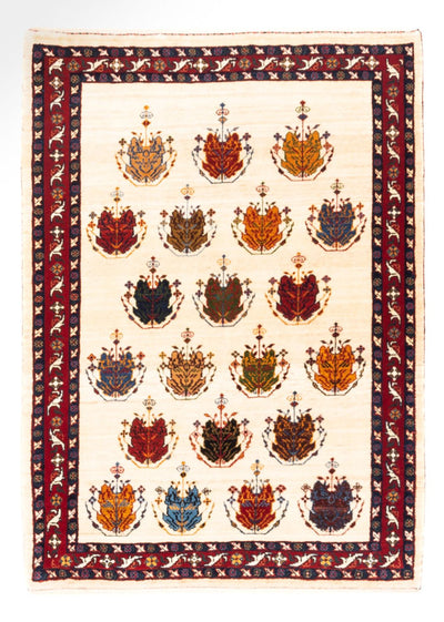 Perzische Gabbeh Tapijt 105x140cm - Perserteppich Wollteppich