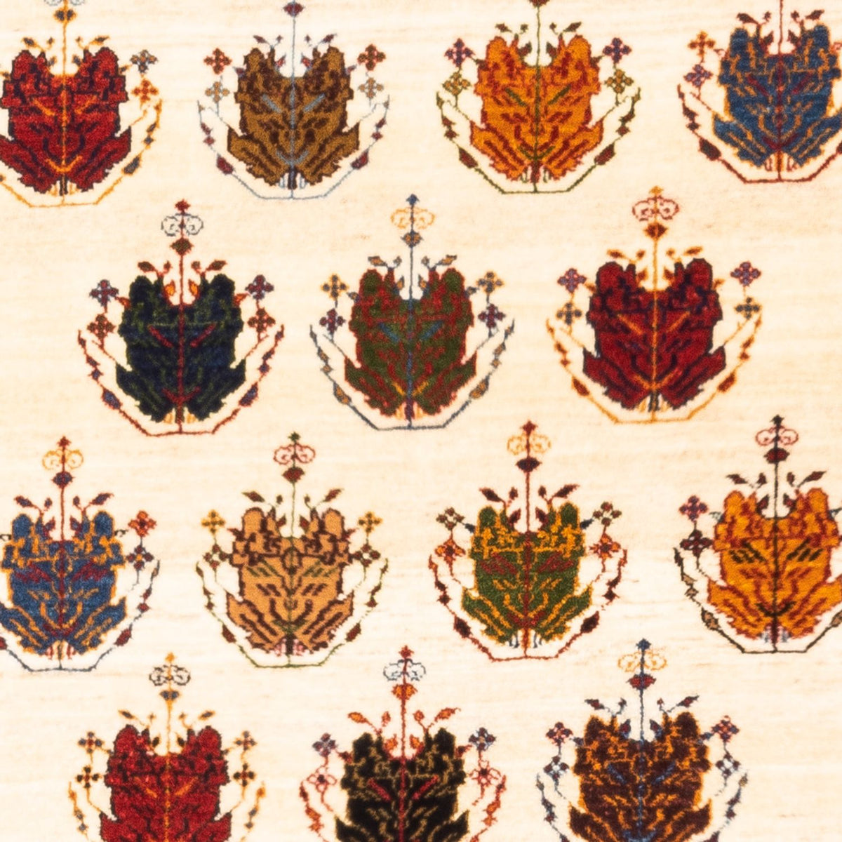 Gabbeh tapijt - Perzisch - 140 x 105 cm - crème