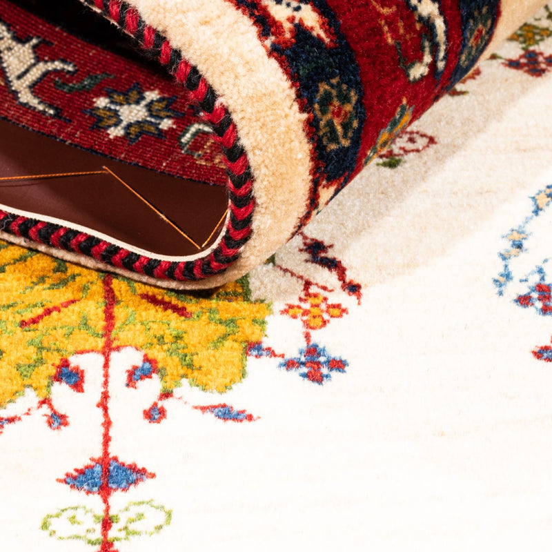 Gabbeh tapijt - Perzisch - 140 x 105 cm - crème