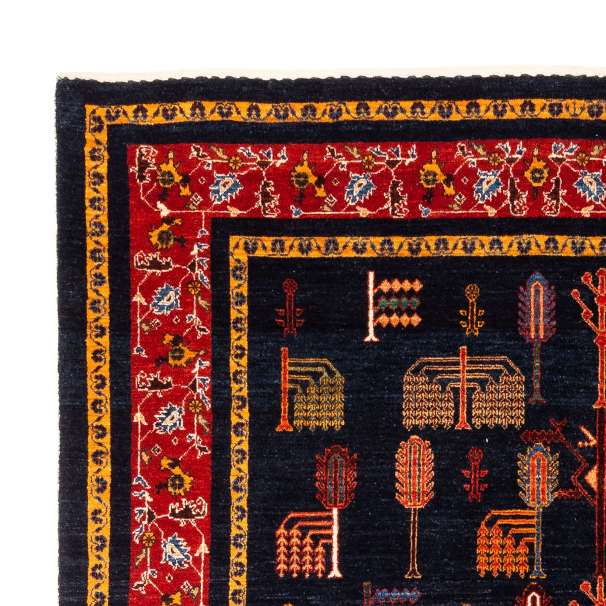 Gabbeh tapijt - Perzisch - 240 x 170 cm - donkerblauw