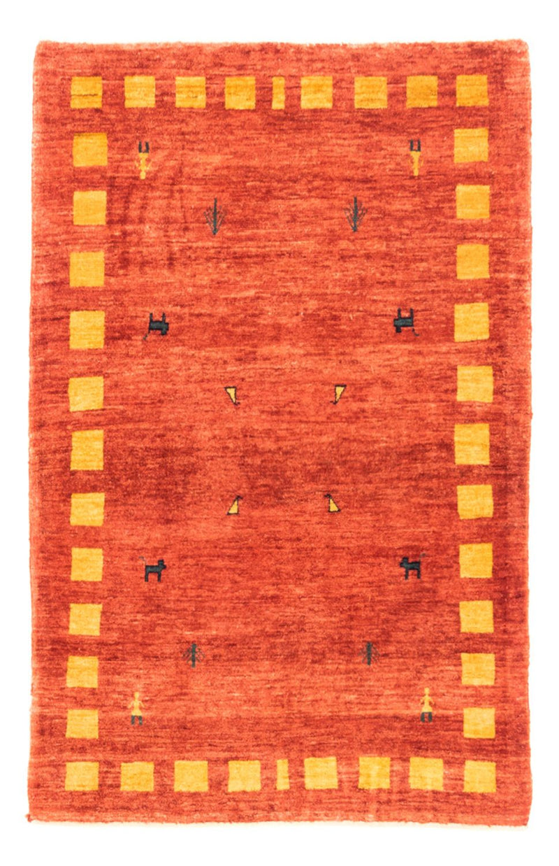 Gabbeh tapijt - Perzisch - 150 x 103 cm - terracotta