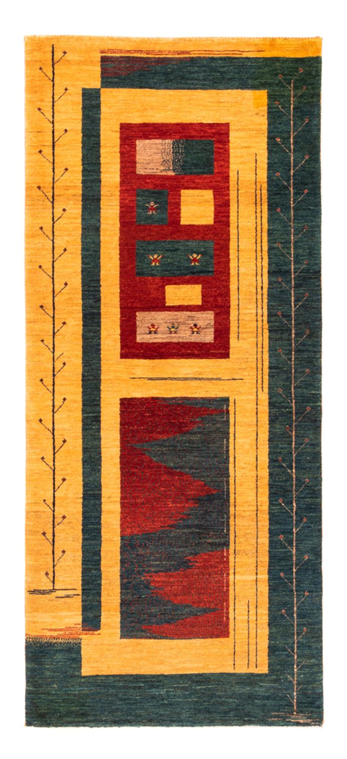 Loper Gabbeh tapijt - Perzisch - 198 x 80 cm - veelkleurig