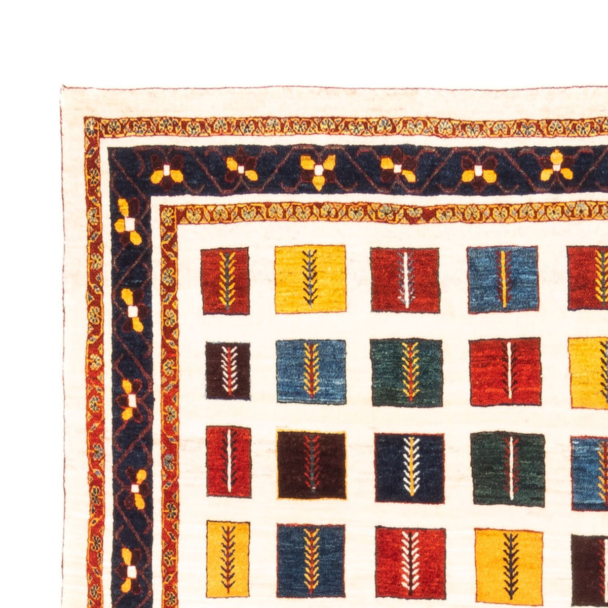 Gabbeh tapijt - Perzisch - 207 x 157 cm - veelkleurig