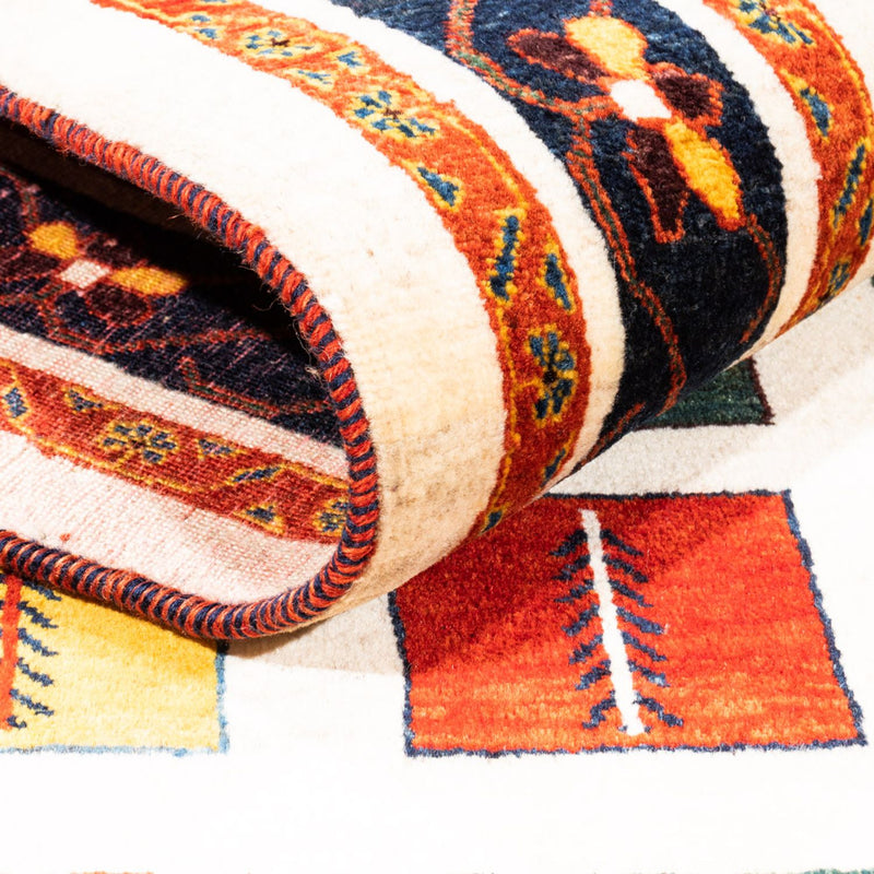 Gabbeh tapijt - Perzisch - 207 x 157 cm - veelkleurig