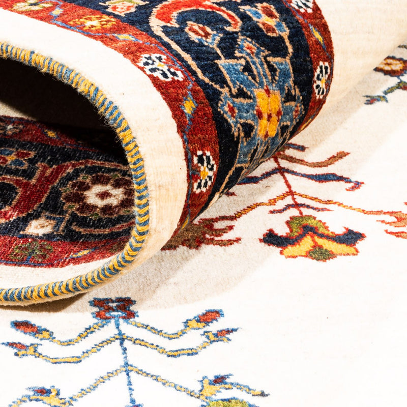 Gabbeh tapijt - Perzisch - 245 x 177 cm - crème