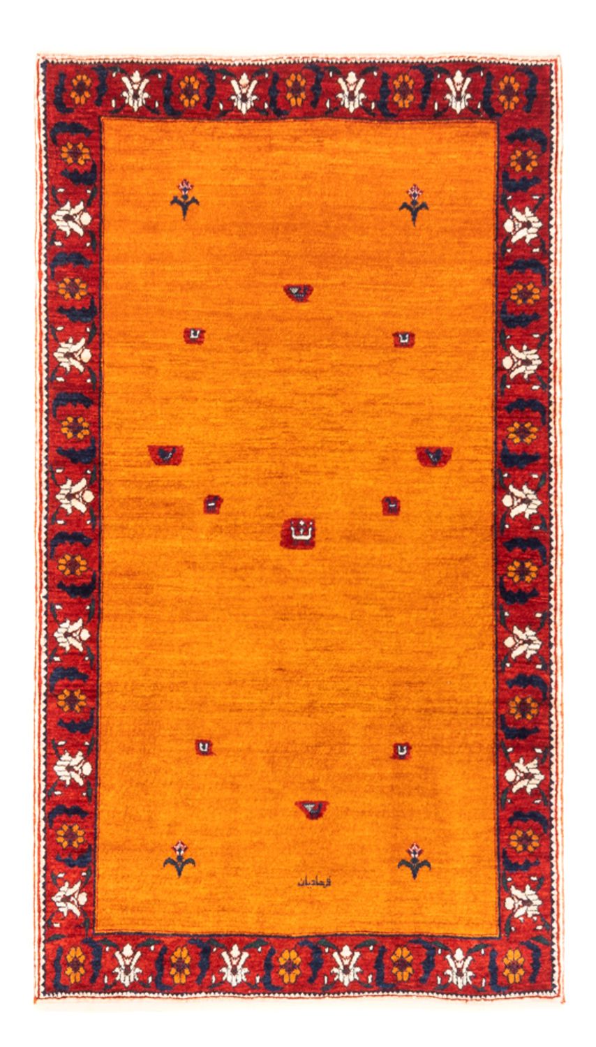 Gabbeh tapijt - Perzisch - 165 x 104 cm - goud