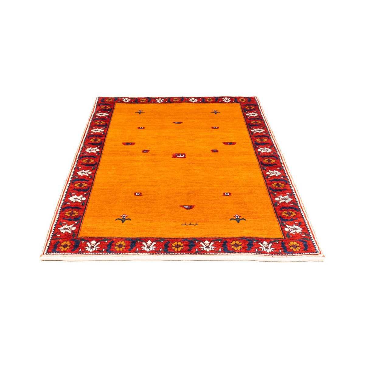 Gabbeh tapijt - Perzisch - 165 x 104 cm - goud