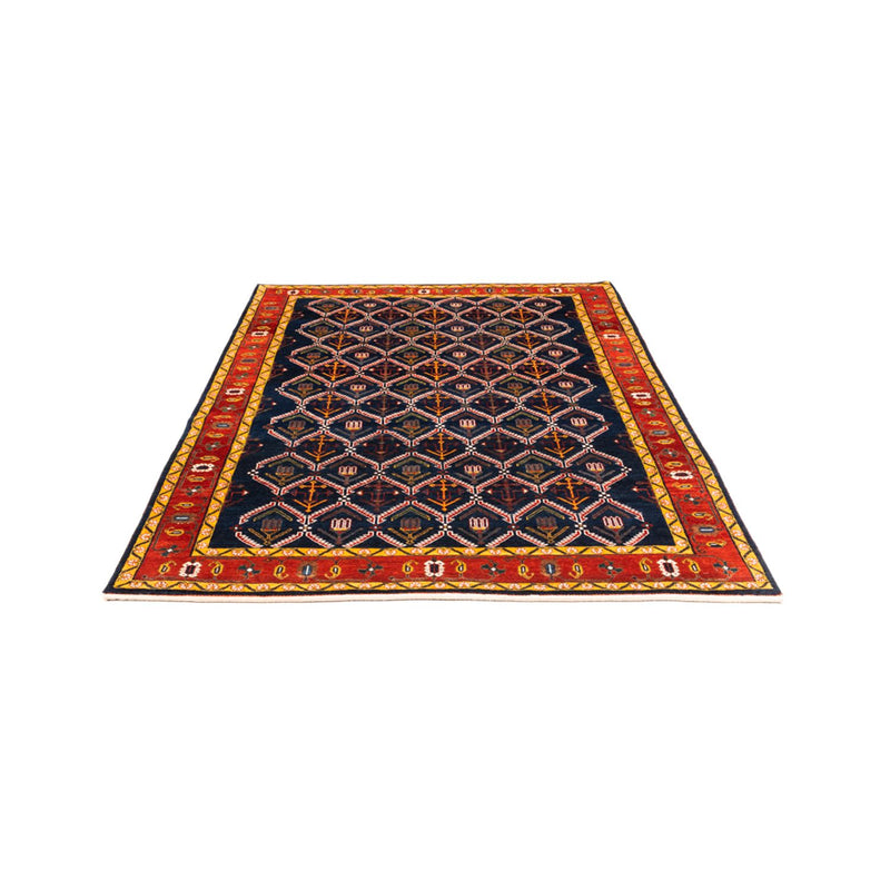 Gabbeh tapijt - Perzisch - 205 x 143 cm - donkerblauw