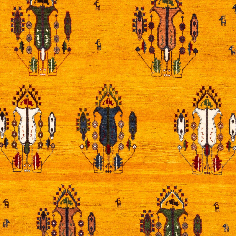 Gabbeh tapijt - Perzisch - 230 x 150 cm - goud