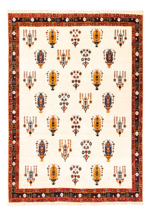 Gabbeh tapijt - Perzisch - 215 x 152 cm - crème