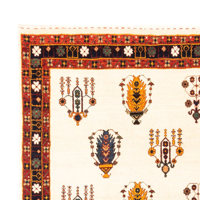 Gabbeh tapijt - Perzisch - 215 x 152 cm - crème