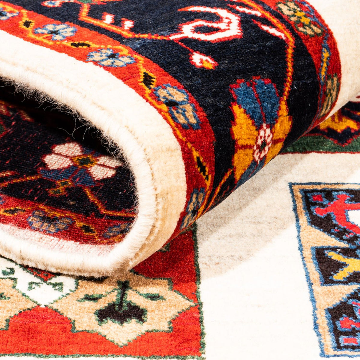 Gabbeh tapijt - Perzisch - 210 x 150 cm - beige