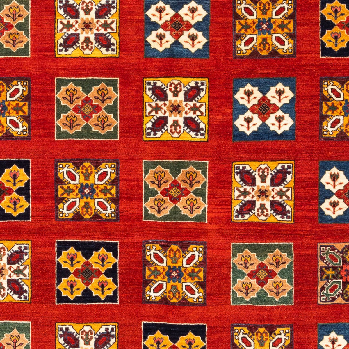 Gabbeh tapijt - Perzisch - 213 x 150 cm - oranje