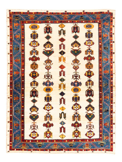 Perzische Gabbeh Tapijt 145x194cm - Perserteppich Wollteppich