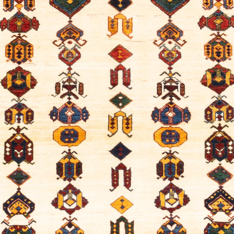 Gabbeh tapijt - Perzisch - 194 x 145 cm - crème