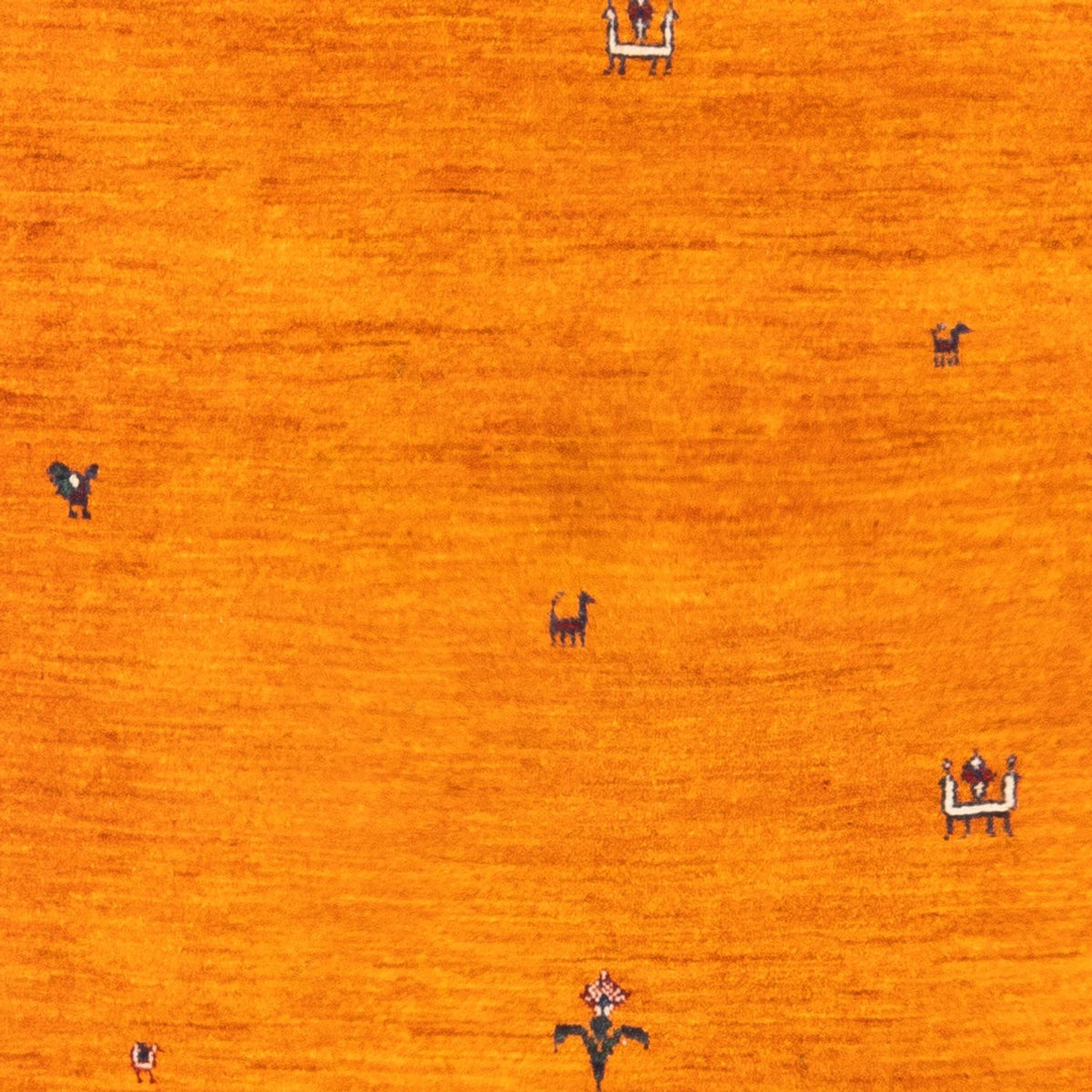 Gabbeh tapijt - Perzisch - 165 x 107 cm - goud