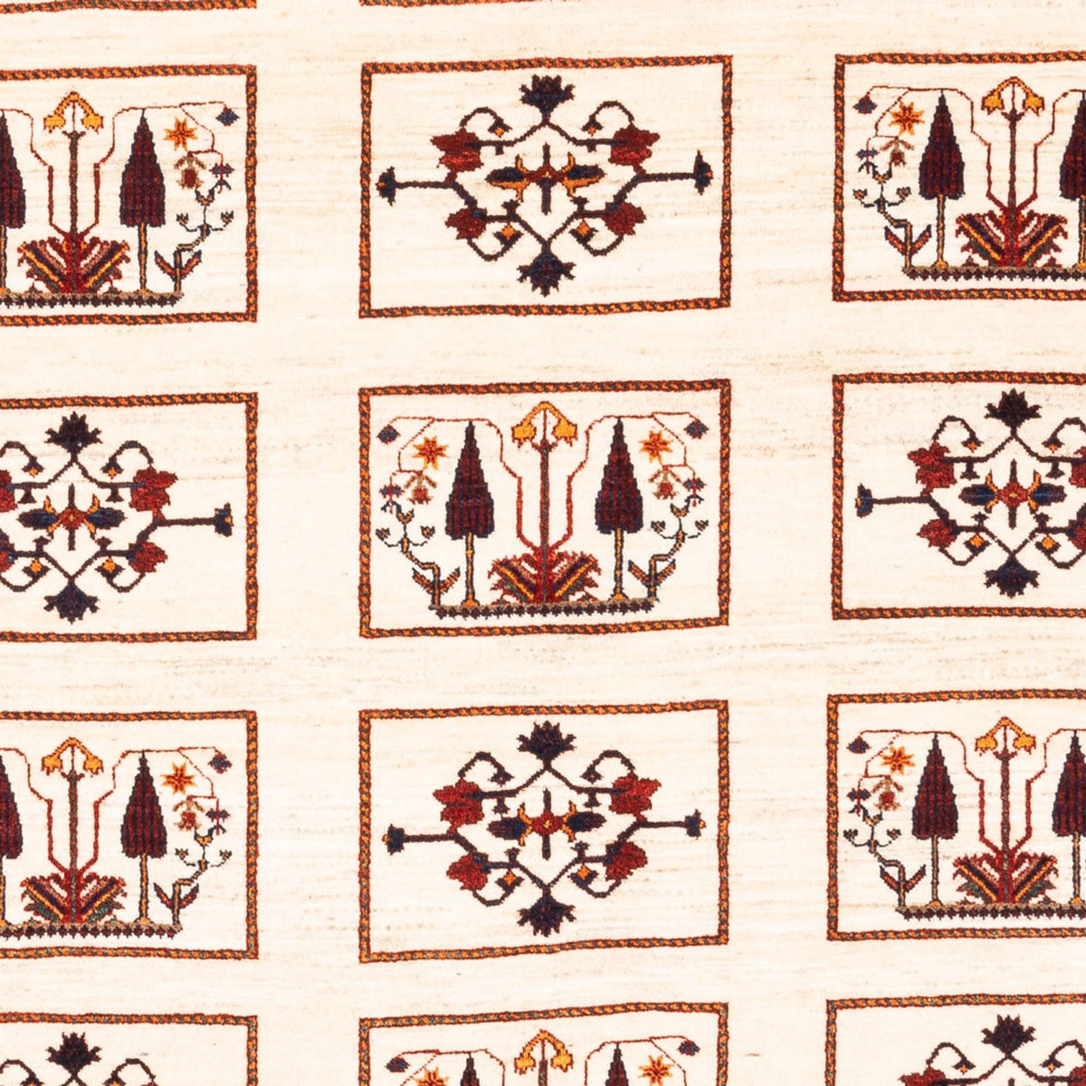 Gabbeh tapijt - Perzisch - 210 x 154 cm - crème