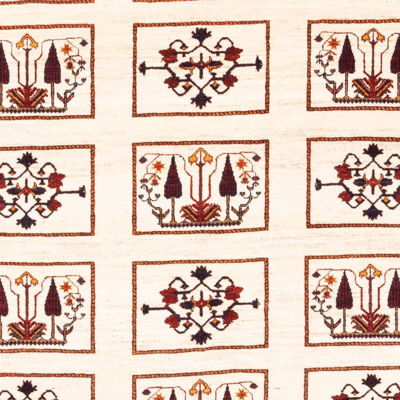 Gabbeh tapijt - Perzisch - 210 x 154 cm - crème