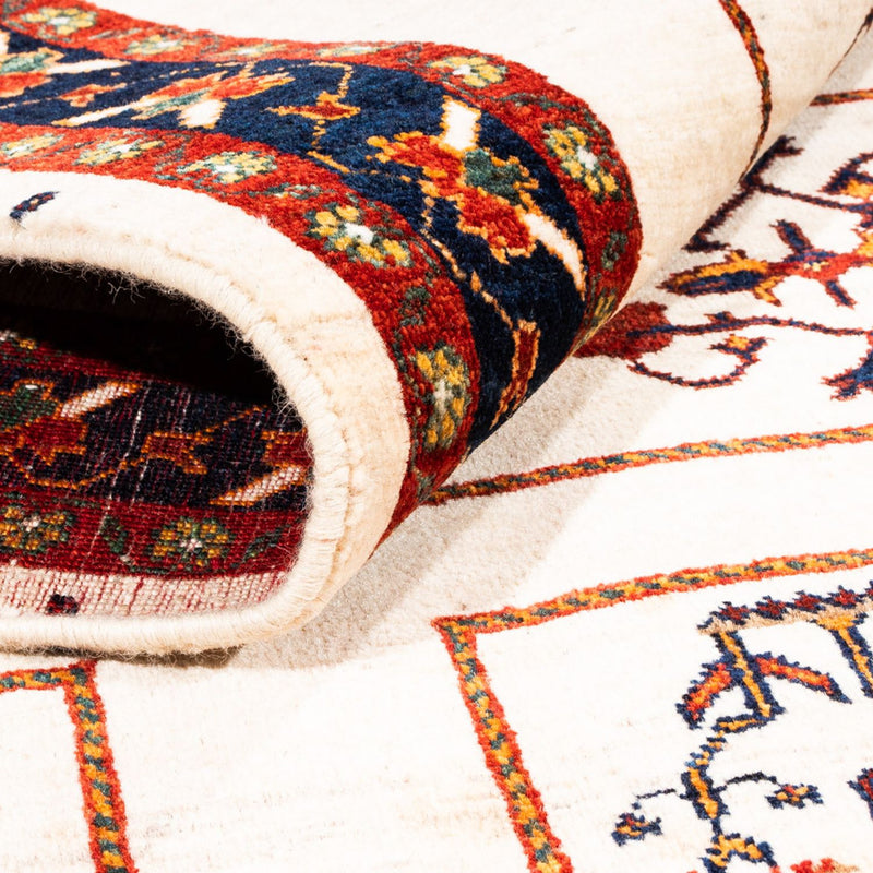 Gabbeh tapijt - Perzisch - 210 x 154 cm - crème