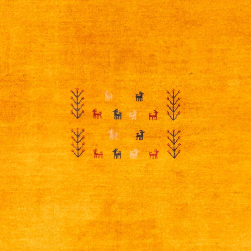 Gabbeh tapijt - Perzisch - 155 x 108 cm - goud