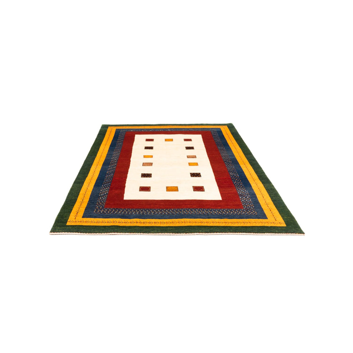 Gabbeh tapijt - Perzisch - 243 x 174 cm - crème