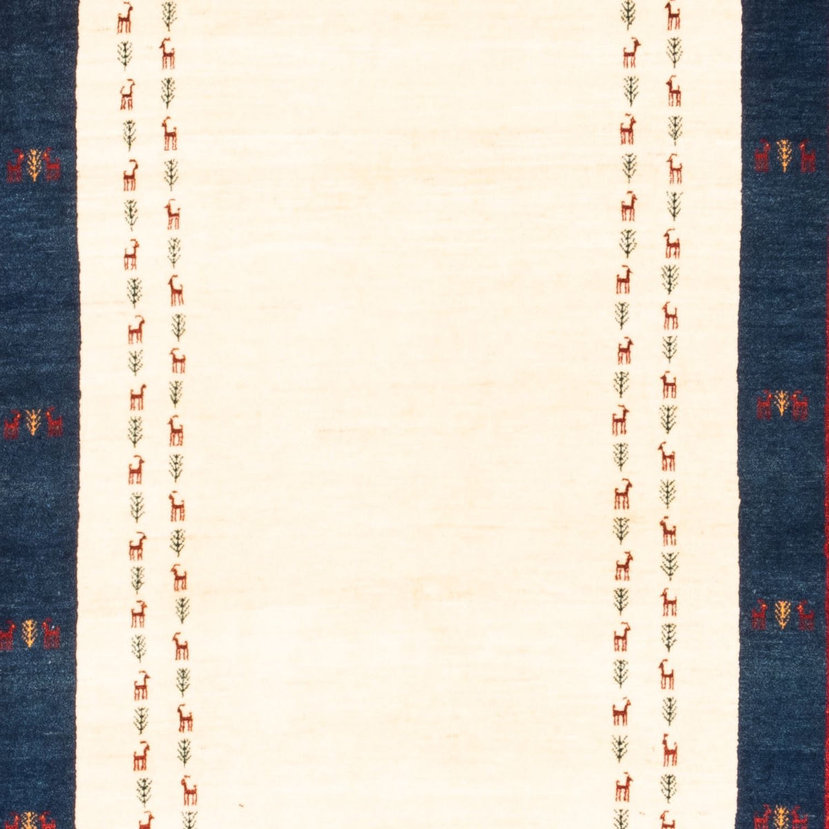 Gabbeh tapijt - Perzisch - 202 x 155 cm - crème