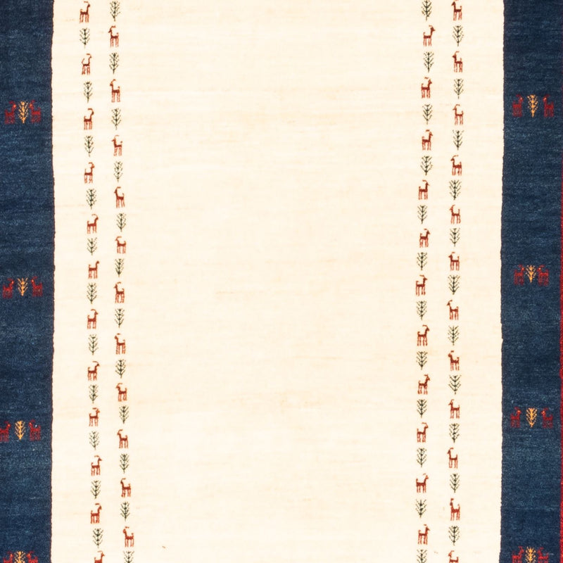 Gabbeh tapijt - Perzisch - 202 x 155 cm - crème