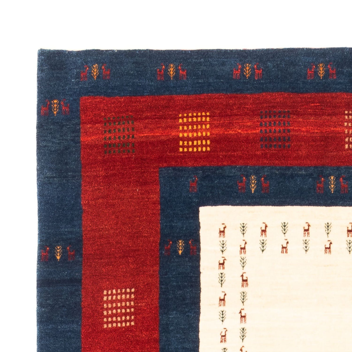 Gabbeh tapijt - Perzisch - 202 x 155 cm - crème