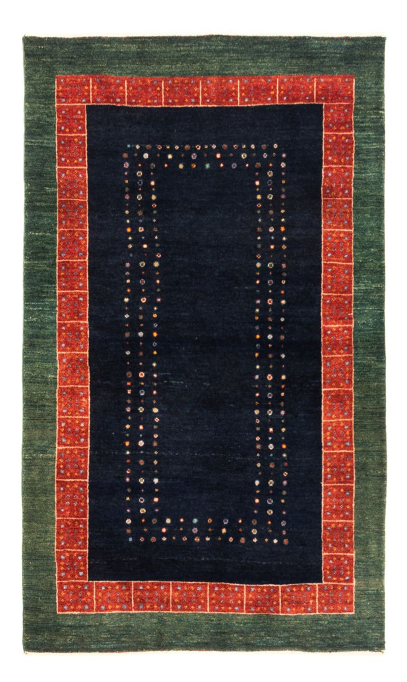 Gabbeh tapijt - Perzisch - 160 x 100 cm - donkerblauw