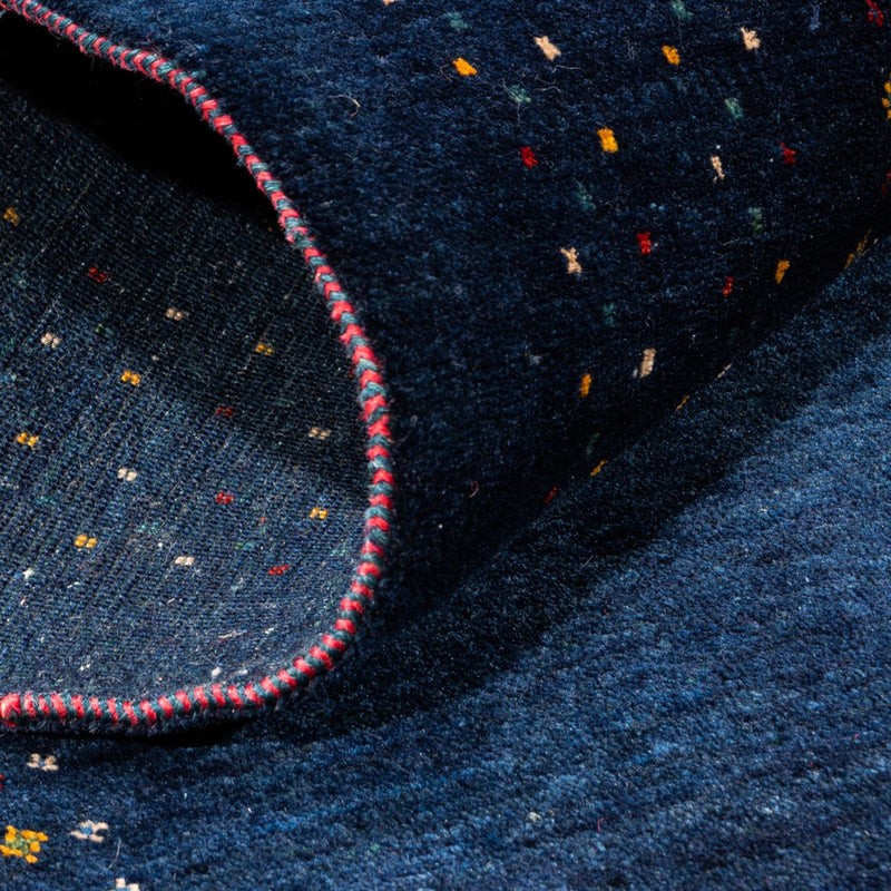 Loper Gabbeh tapijt - Perzisch - 245 x 83 cm - donkerblauw