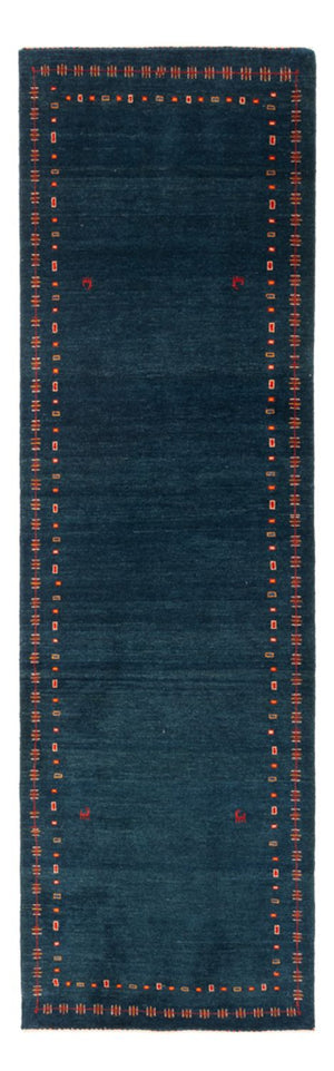 Loper Gabbeh tapijt - Perzisch - 251 x 80 cm - donkerblauw