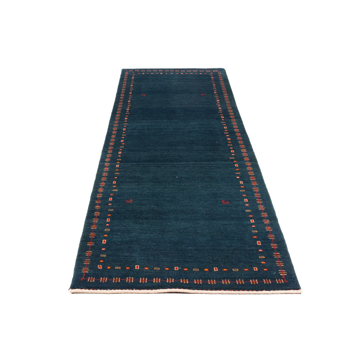 Loper Gabbeh tapijt - Perzisch - 251 x 80 cm - donkerblauw