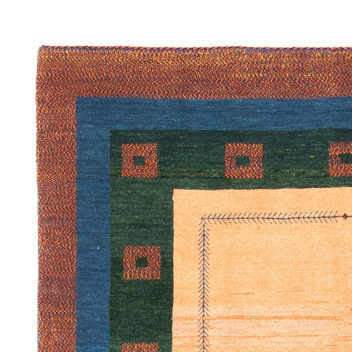 Gabbeh tapijt - Perzisch - 204 x 152 cm - crème