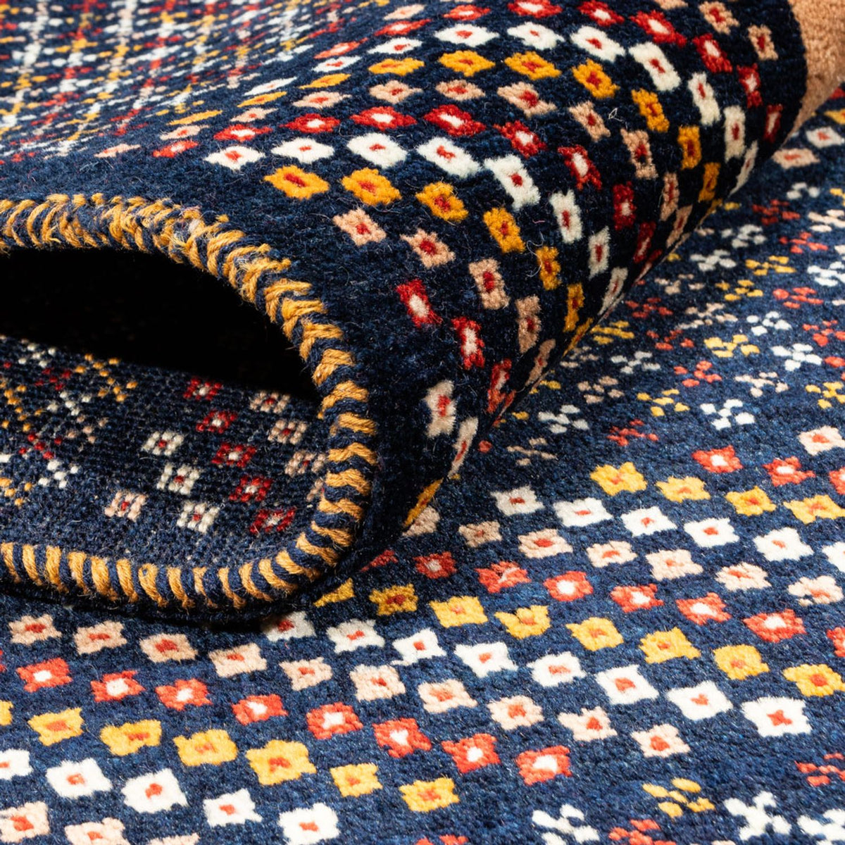 Gabbeh tapijt - Perzisch - 200 x 156 cm - veelkleurig