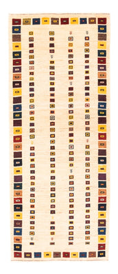 Loper Gabbeh tapijt - Perzisch - 195 x 81 cm - crème