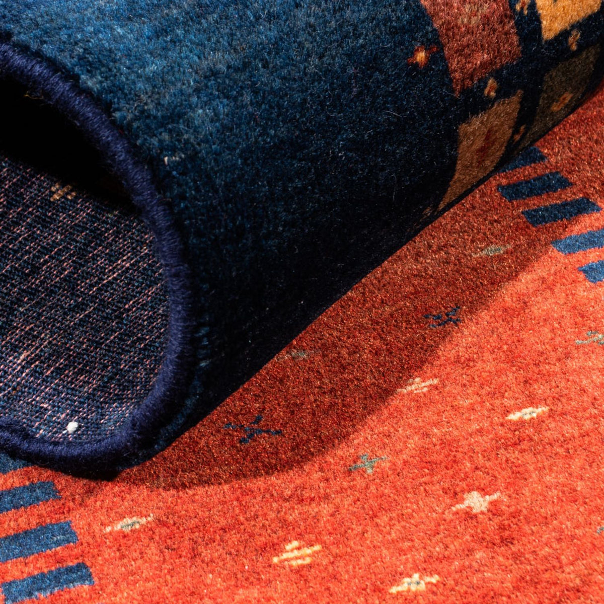 Loper Gabbeh tapijt - Perzisch - 214 x 80 cm - rood