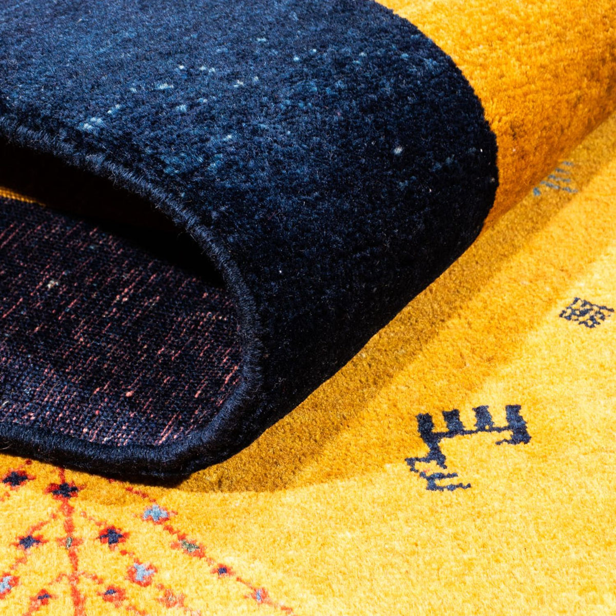 Loper Gabbeh tapijt - Perzisch - 188 x 82 cm - goud