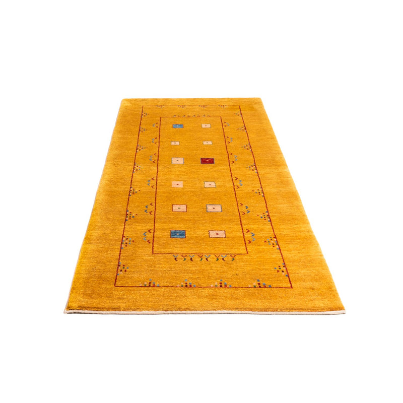 Loper Gabbeh tapijt - Perzisch - 204 x 84 cm - goud