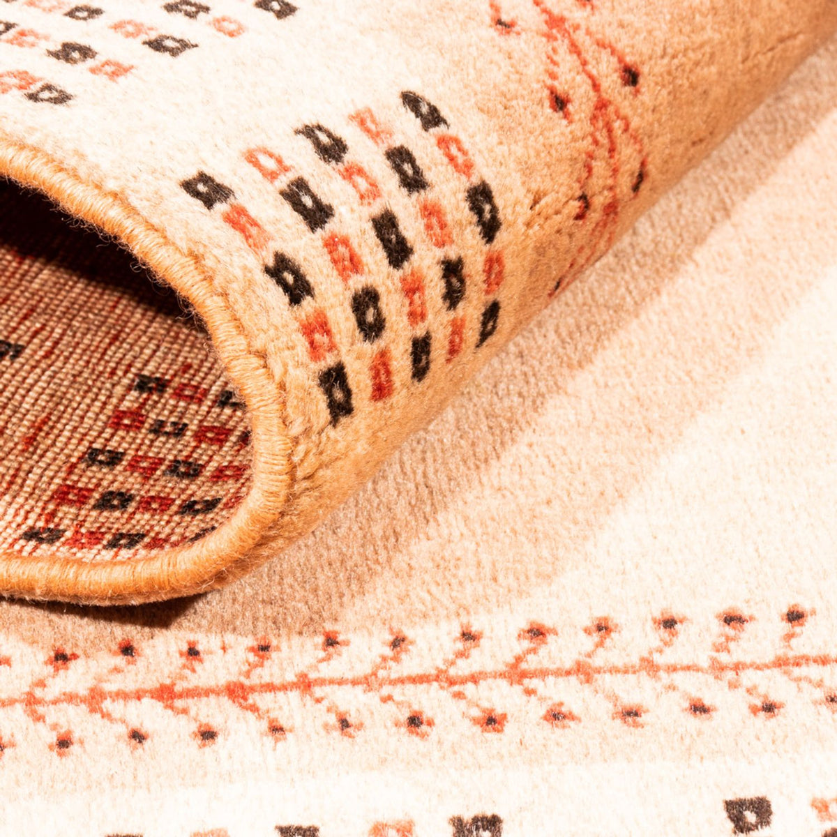 Gabbeh tapijt - Perzisch - 144 x 100 cm - zalm