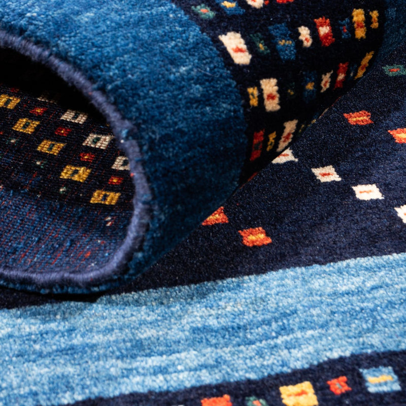 Gabbeh tapijt - Perzisch - 150 x 100 cm - blauw