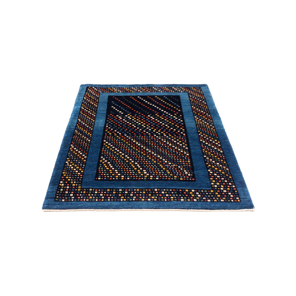 Gabbeh tapijt - Perzisch - 150 x 100 cm - blauw